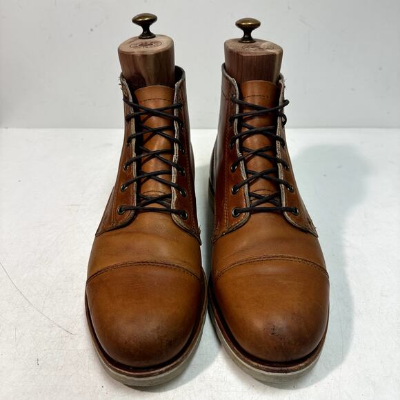VGUC Rancourt & Co. x Helm Muller Harrier Teak Boot Wedge Sole Maine USA 9.5 D main image 4